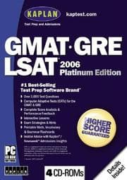 Tapa de Kaplan Gmat, gre, lsat Platinum