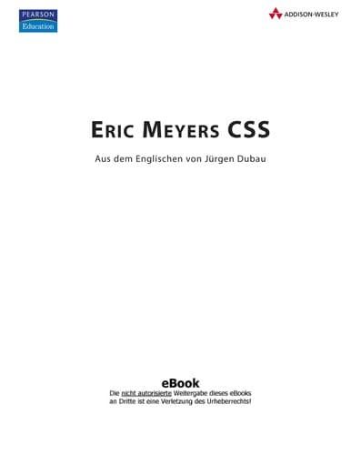 Tapa de Eric Meyers CSS