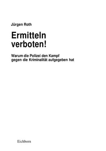 Tapa de Ermitteln verboten!