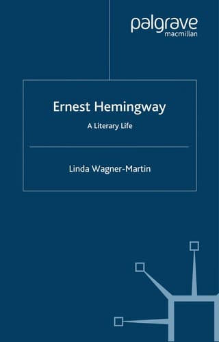 Tapa de ERNEST HEMINGWAY
