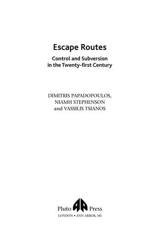 Tapa de Escape routes