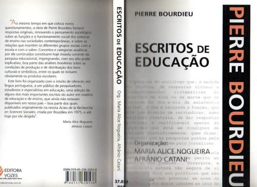 Tapa de Escritos de educação