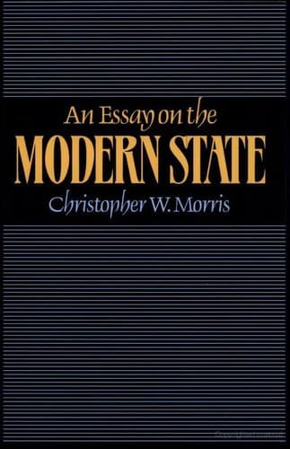Tapa de An essay on the modern state