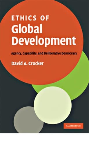 Tapa de Ethics of global development