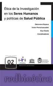 Tapa de Ética de la investigación en seres humanos y políticas de salud pública