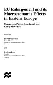 Tapa de EU enlargement and its macroeconomic effects in Eastern Europe