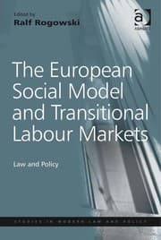 Tapa de The European social model and transitional labour markets