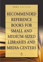 Tapa de Recommended reference books for small and medium-sized libraries and media centers