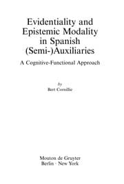 Tapa de Evidentiality and epistemic modality in Spanish (semi-)auxiliaries