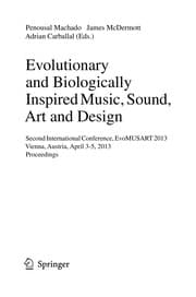 Tapa de Evolutionary and Biologically Inspired Music, Sound, Art and Design