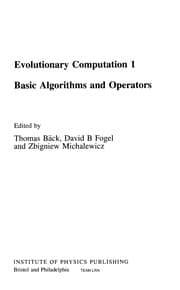 Tapa de Evolutionary computation