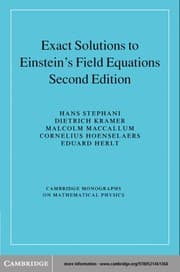 Tapa de Exact solutions of Einstein's field equations