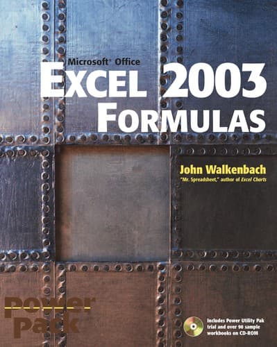 Tapa de Excel 2003 formulas