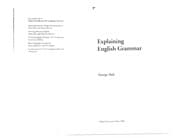 Tapa de Explaining English grammar