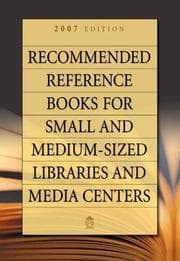 Tapa de Recommended Reference Books for Small and Medium-sized Libraries and Media Centers