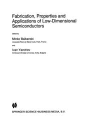Tapa de Fabrication, properties and applications of low-dimensional semiconductors