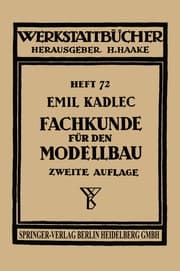 Tapa de Fachkunde für den Modellbau