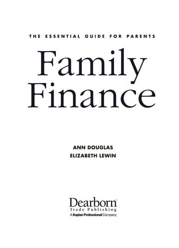 Tapa de Family finance