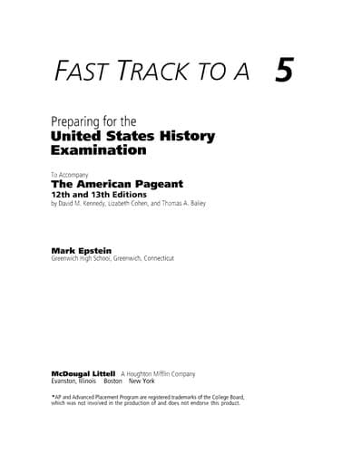 Tapa de Fast track to a 5
