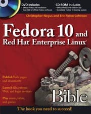 Tapa de Fedora 10 and Red Hat Enterprise Linux bible
