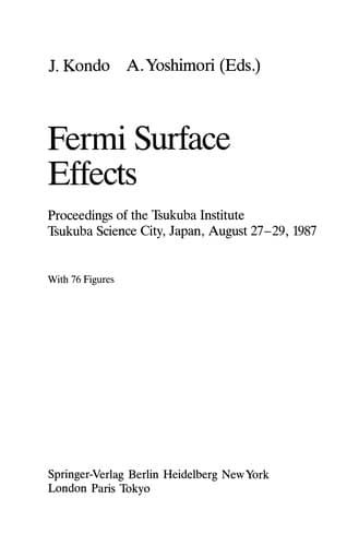 Tapa de Fermi Surface Effects