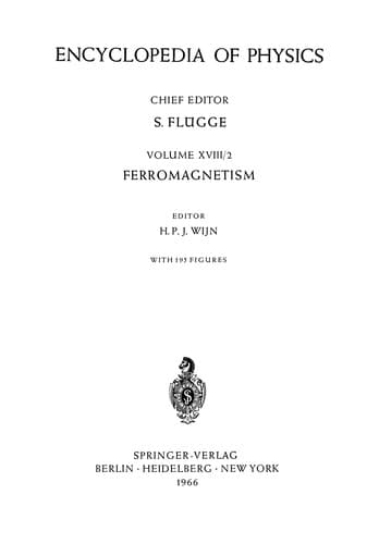 Tapa de Ferromagnetism / Ferromagnetismus