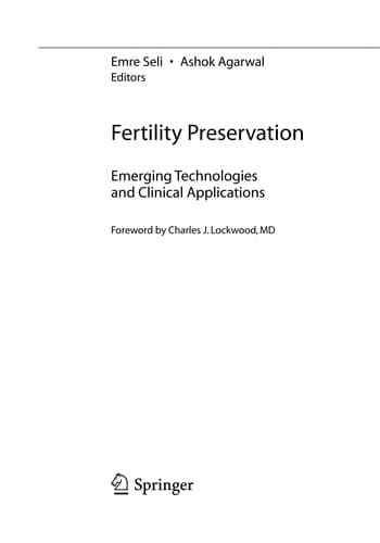 Tapa de Fertility Preservation