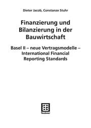 Tapa de Finanzierung und Bilanzierung in der Bauwirtschaft