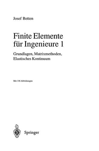 Tapa de Finite Elemente für Ingenieure