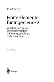 Tapa de Finite Elemente für Ingenieure 2