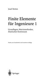 Tapa de Finite Elemente für Ingenieure 1