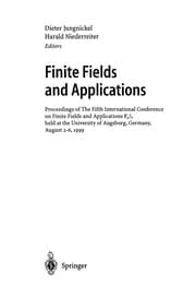 Tapa de Finite Fields and Applications