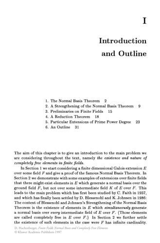 Tapa de Finite Fields