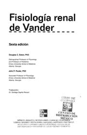 Tapa de Fisiología renal de Vander