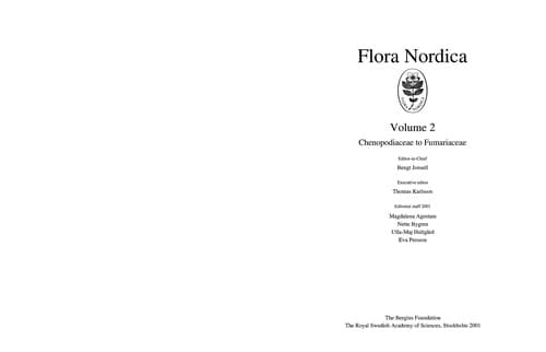 Tapa de Flora Nordica