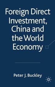 Tapa de Foreign direct investment, China and the world economy