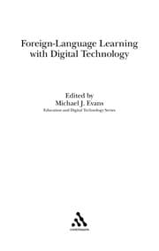Tapa de Foreign-language learning with digital technology
