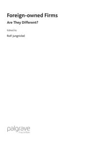 Tapa de Foreign-owned firms