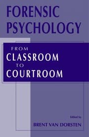 Tapa de Forensic psychology