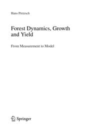 Tapa de Forest dynamics, growth and yield