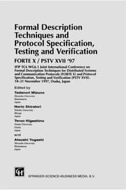 Tapa de Formal description techniques and protocol specification, testing and verification