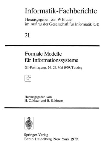 Tapa de Formale Modelle für Informationssysteme