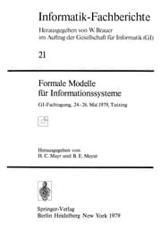 Tapa de Formale Modelle für Informationssysteme
