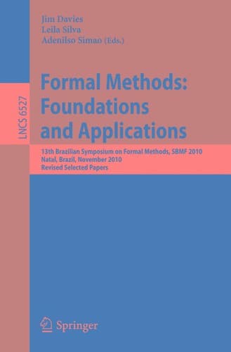 Tapa de Formal Methods: Foundations and Applications