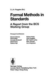 Tapa de Formal Methods in Standards