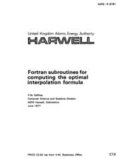 Tapa de Fortran subroutines for computing the optimal interpolation formula