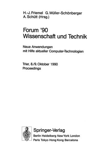 Tapa de Forum '90 Wissenschaft und Technik