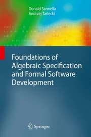 Tapa de Foundations of Algebraic Specification and Formal Software Development