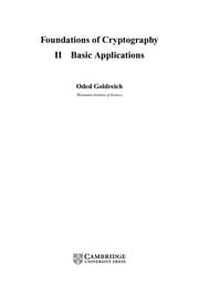 Tapa de Foundations of cryptography