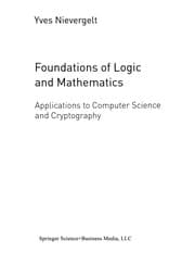 Tapa de Foundations of Logic and Mathematics